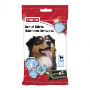 Beaphar Dental Sticks 7 bâtonnets dentaires grand chien
