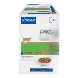 Virbac HPM Dissolution & Prevention urologique chat 12 sachets de 85gr