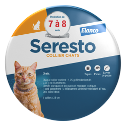Seresto Collier Antiparasitaire Chats boîte de 12 sachets